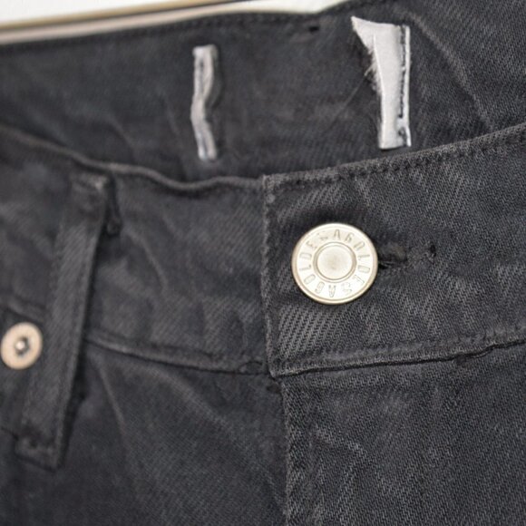 AGOLDE Toni Straight Leg Black Jeans Sz 23 - Picture 4 of 11